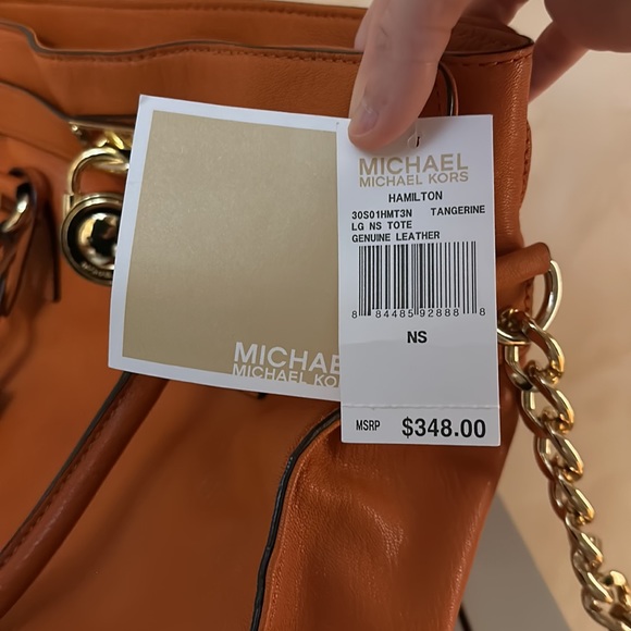 Michael Kors Hamilton Bag - Tangerine - Picture 6 of 6